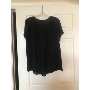 Sheer Black Blouse - Charming Charlie’s